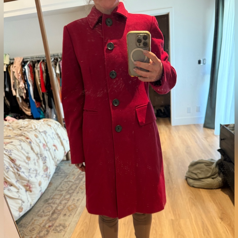 Banana Republic Women's Red Coat